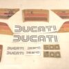 Pantah 600 TL complete set decals