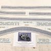 Ducati bevel twins 750 SS kit bike decals